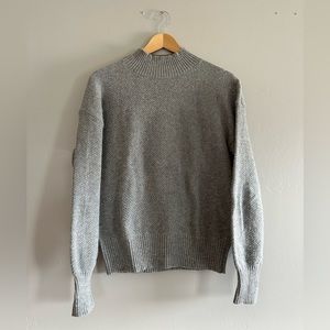 Magaschoni | Grey Mock Neck Sweater